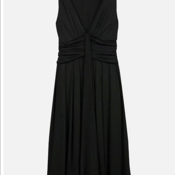 DIANE VON FURSTENBERG Women's Size 12 Little Black Party Sleeveless Azelia Dress - Picture 4 of 8